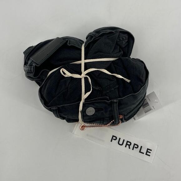 Purple Slim Fit Low Rise Slim Leg Jeans 29 - Picture 3 of 10